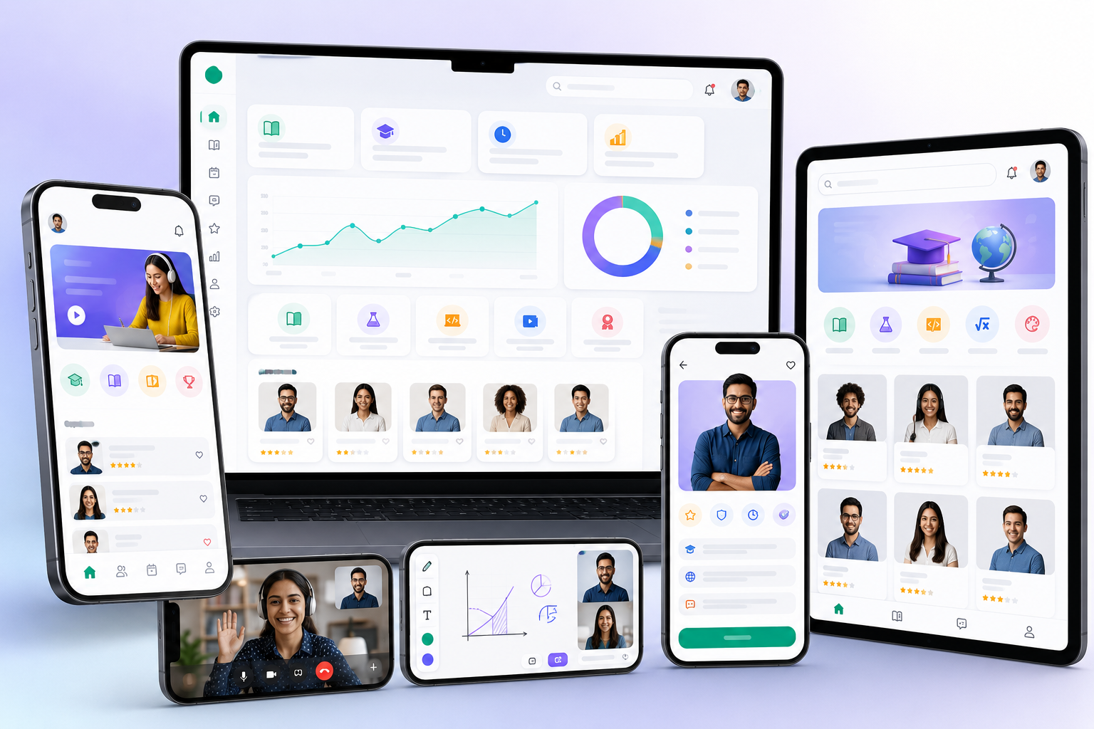 NovaTutor — final product interface design