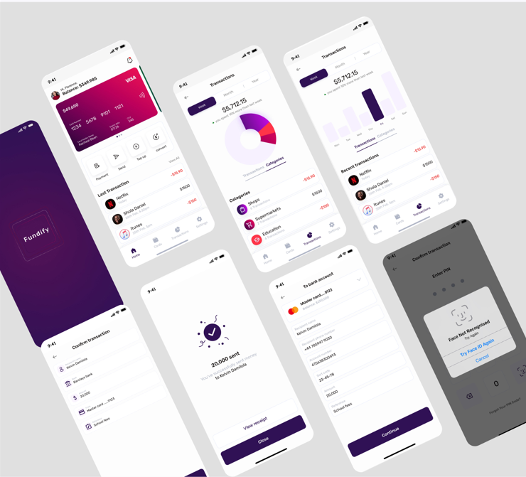 BudgetBridge — final product interface design